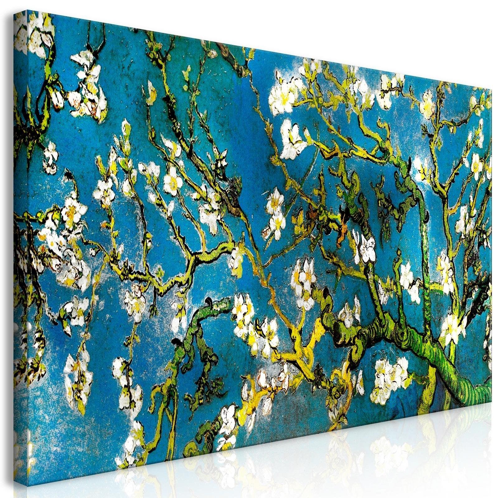 Canvas Tavla - Blooming Almond Wide-Tavla Canvas-Artgeist-70x35-peaceofhome.se