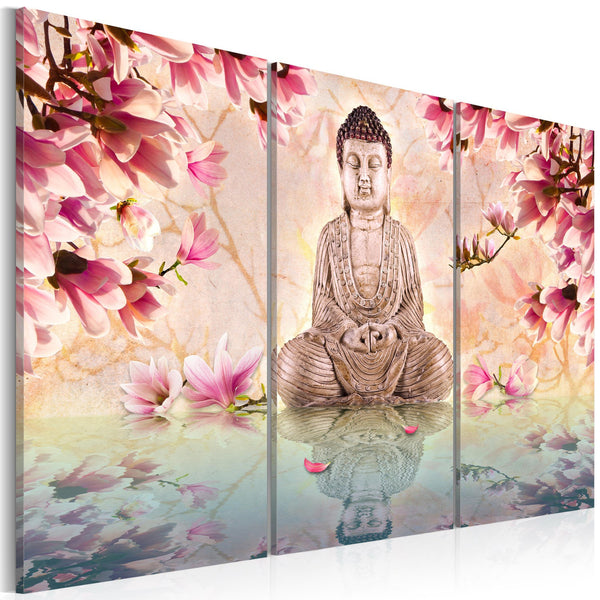 Canvas Tavla - Buddha - meditation-Tavla Canvas-Artgeist-60x40-peaceofhome.se