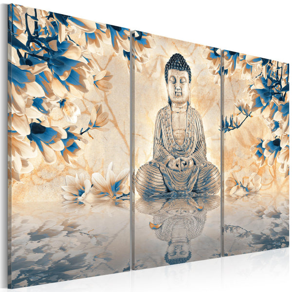 Canvas Tavla - Buddhistiska ritual-Tavla Canvas-Artgeist-60x40-peaceofhome.se