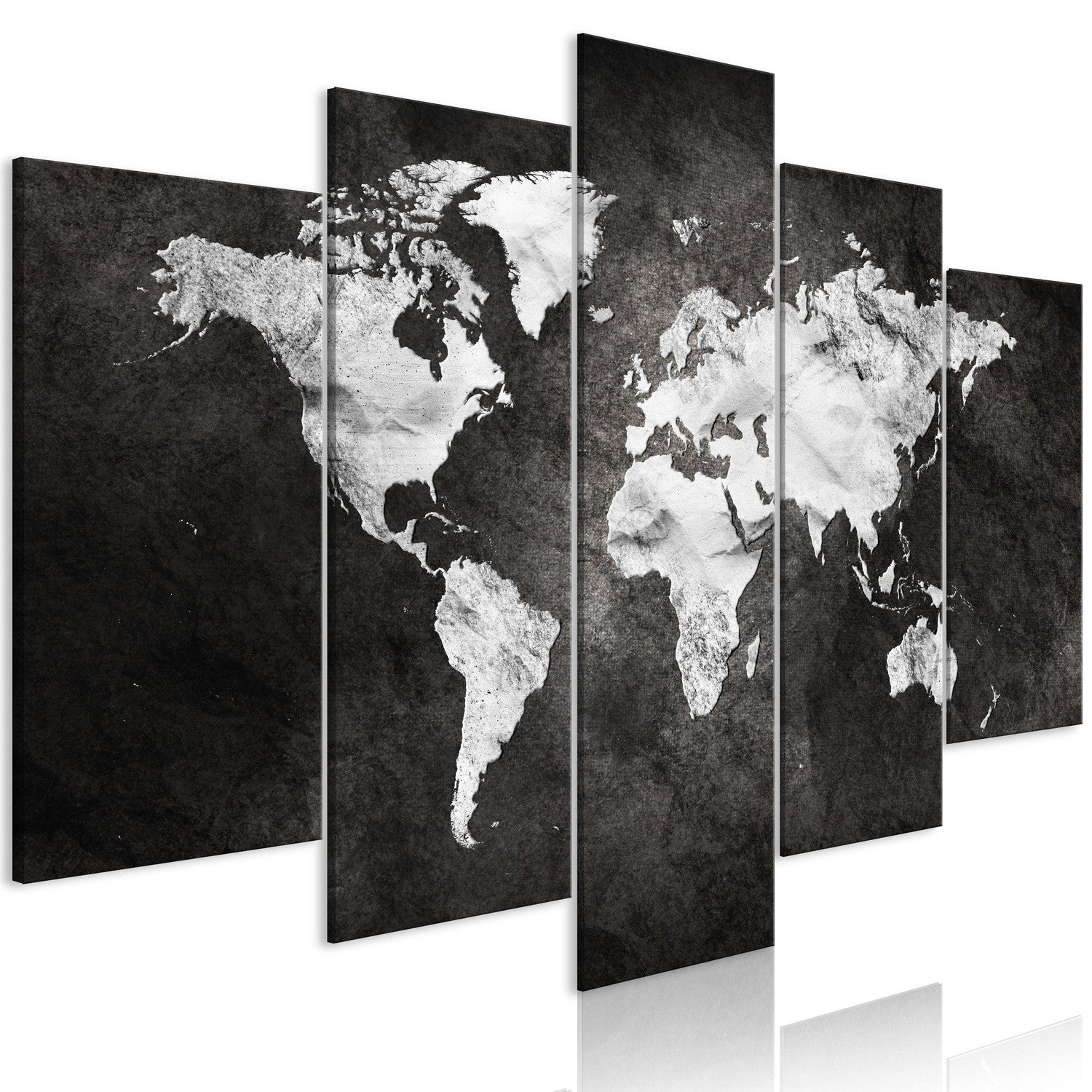 Canvas Tavla - Dark World (5 delar) Wide-Tavla Canvas-Artgeist-100x50-peaceofhome.se