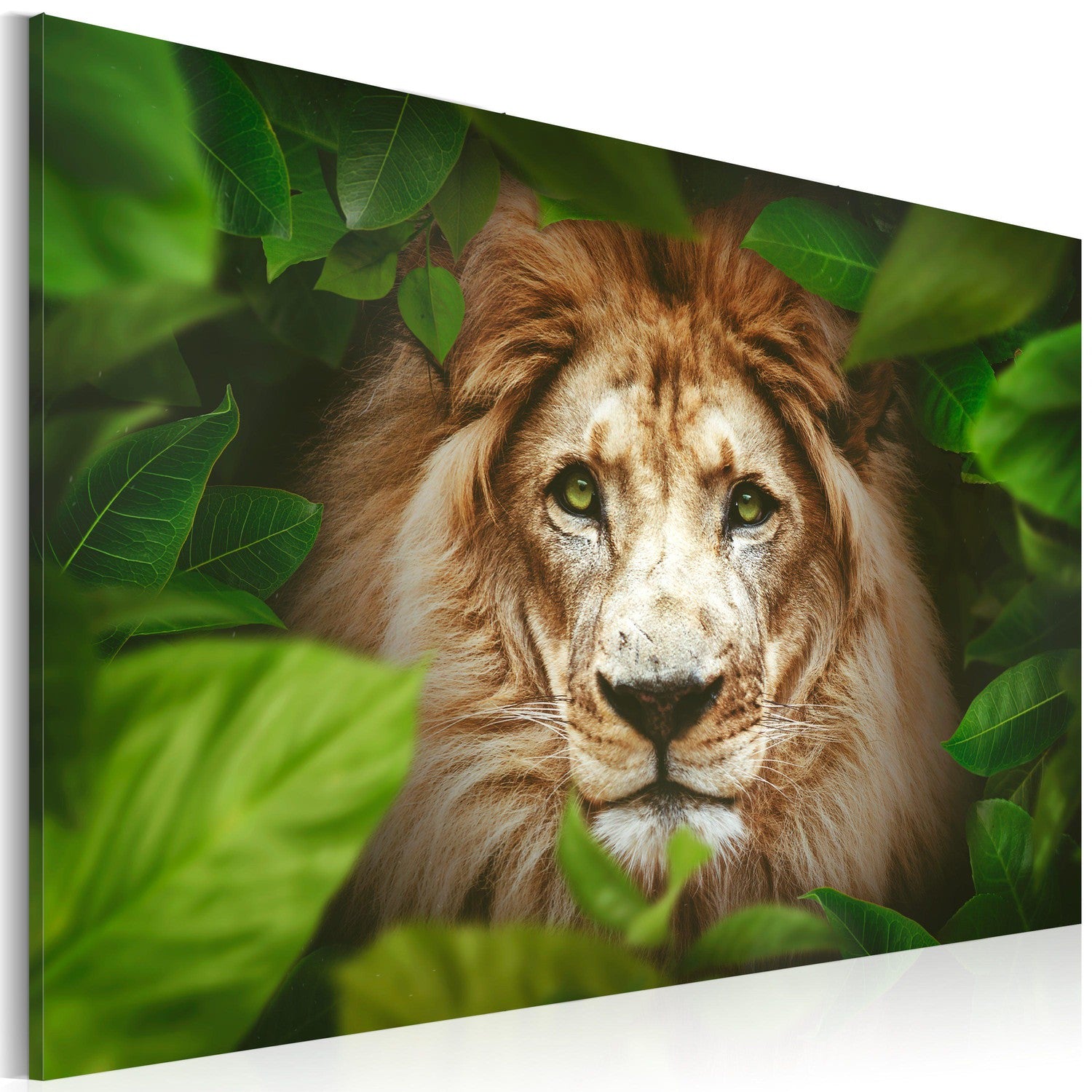 Canvas Tavla - Eyes of the jungle-Tavla Canvas-Artgeist-60x40-peaceofhome.se