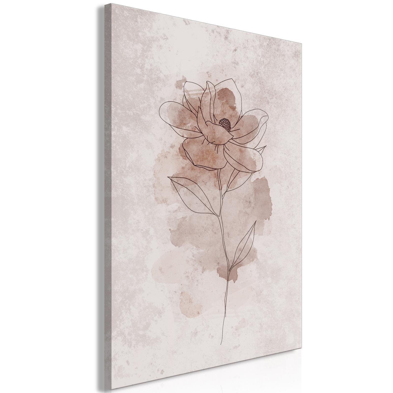 Canvas Tavla - Flower of Joy Vertical-Tavla Canvas-Artgeist-40x60-peaceofhome.se