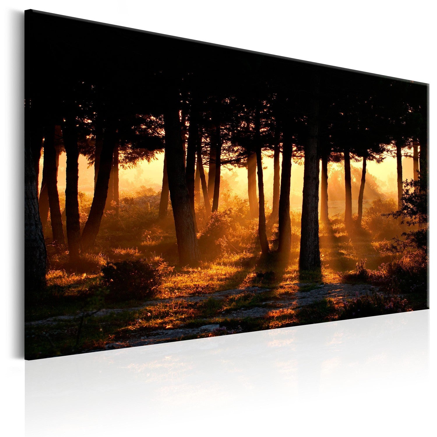 Canvas Tavla - Forest Dawn-Tavla Canvas-Artgeist-90x60-peaceofhome.se