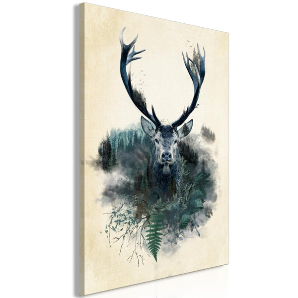 Canvas Tavla - Forest Ghost Vertical-Tavla Canvas-Artgeist-40x60-peaceofhome.se