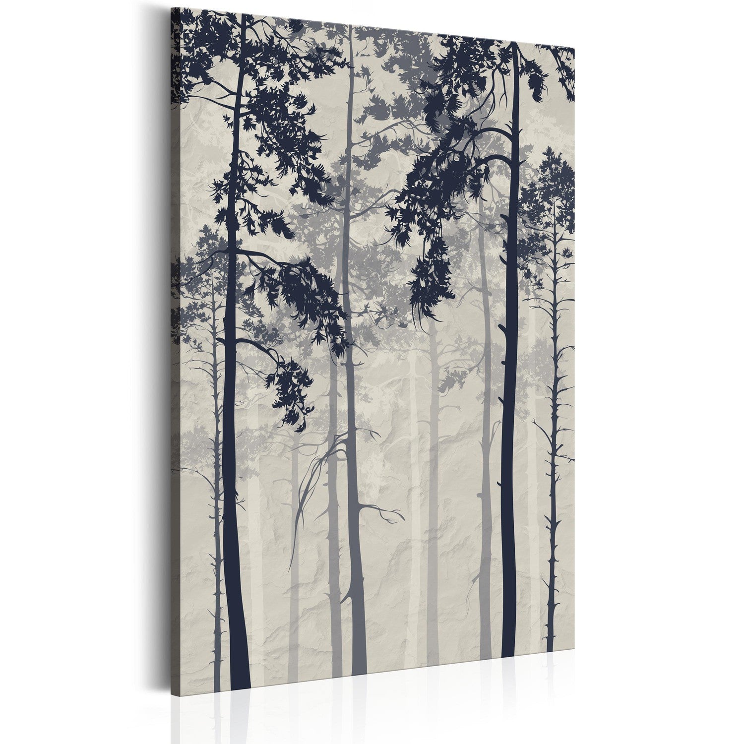 Canvas Tavla - Forest In Fog-Tavla Canvas-Artgeist-40x60-peaceofhome.se