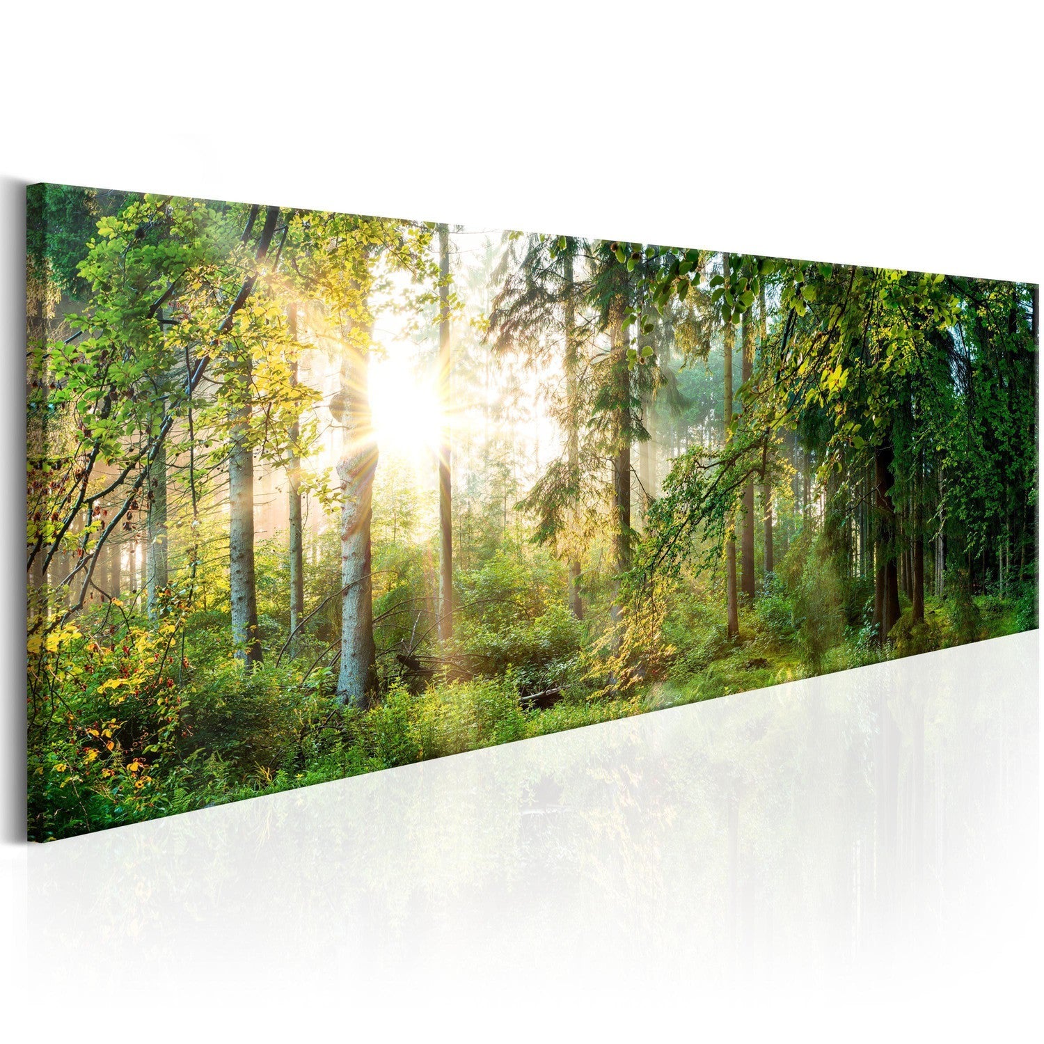 Canvas Tavla - Forest Shelter-Tavla Canvas-Artgeist-120x40-peaceofhome.se