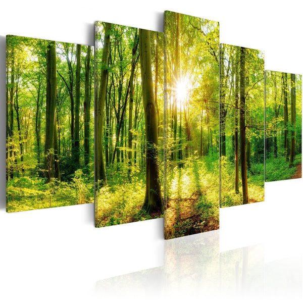 Canvas Tavla - Forest Tale-Tavla Canvas-Artgeist-100x50-peaceofhome.se