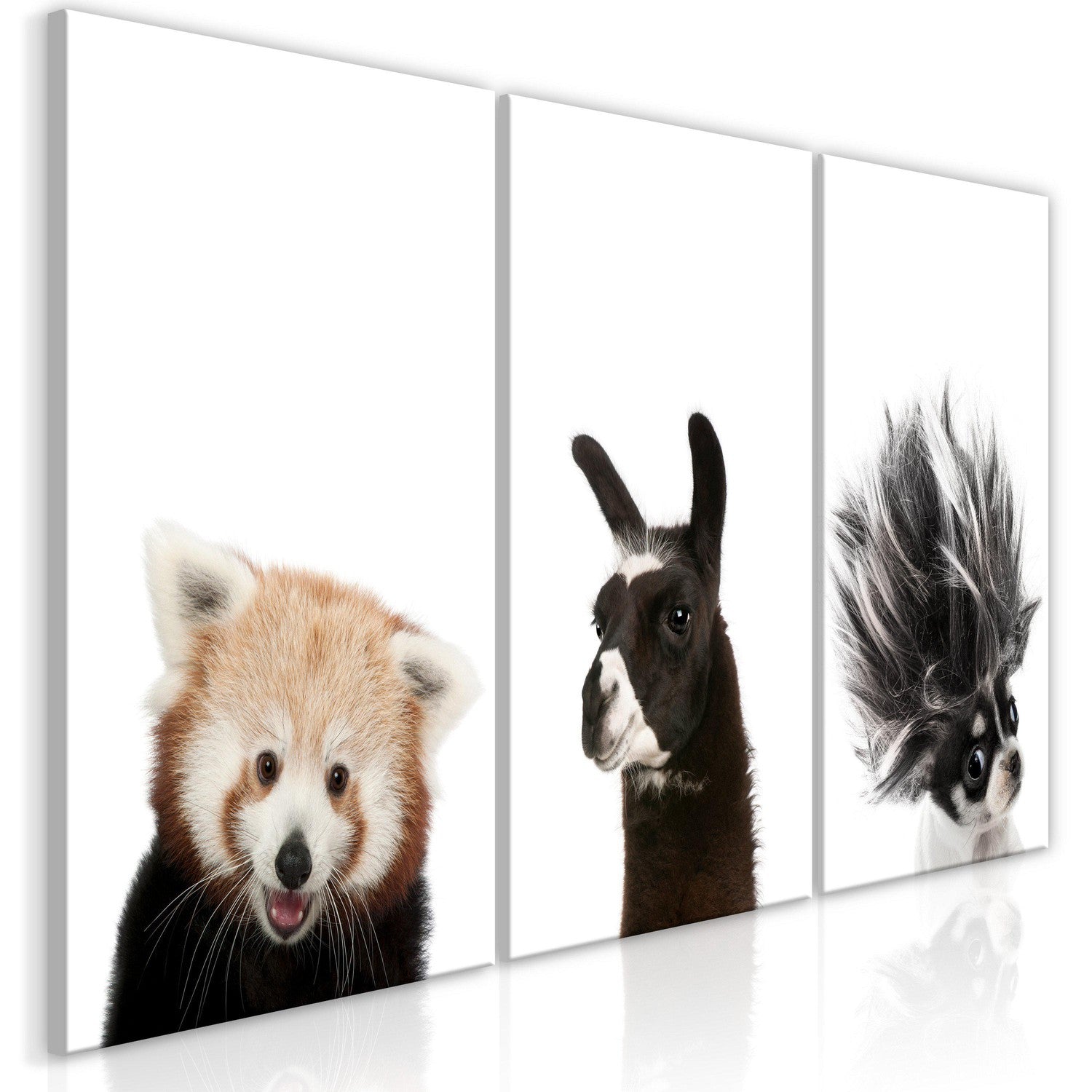 Canvas Tavla - Friendly Animals (Collection)-Tavla Canvas-Artgeist-60x30-peaceofhome.se