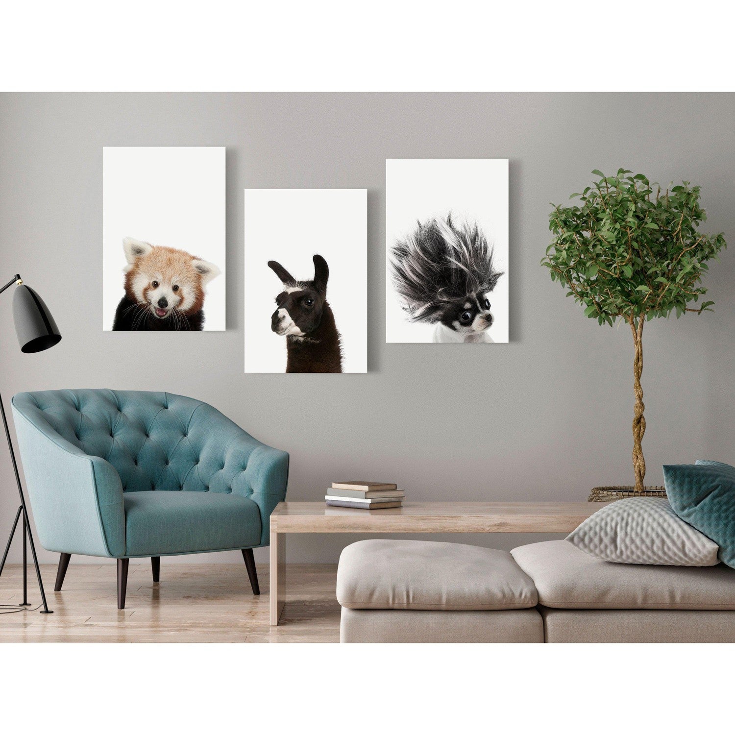 Canvas Tavla - Friendly Animals (Collection)-Tavla Canvas-Artgeist-peaceofhome.se