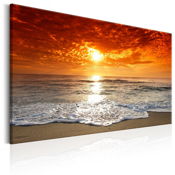 Canvas Tavla - Gorgeous Beach-Tavla Canvas-Artgeist-90x60-peaceofhome.se