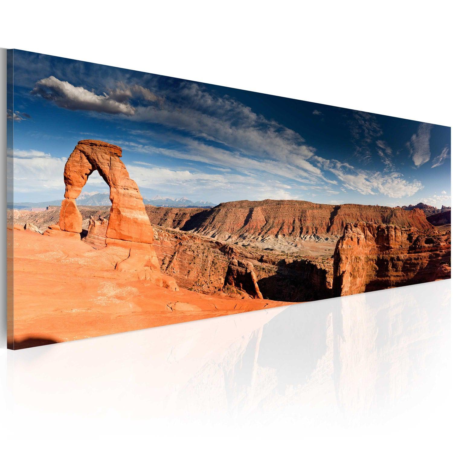 Canvas Tavla - Grand Canyon - panorama-Tavla Canvas-Artgeist-120x40-peaceofhome.se