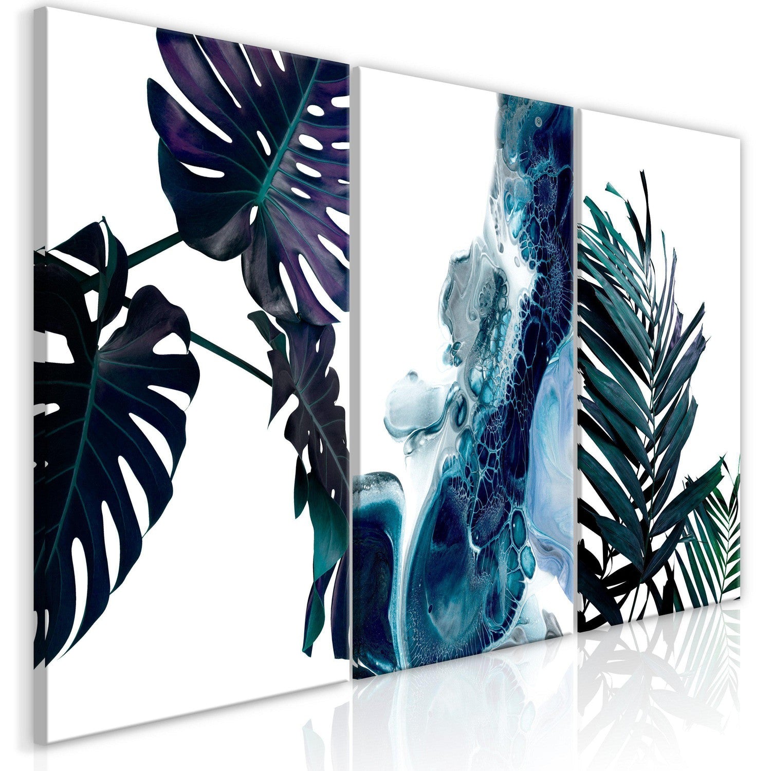 Canvas Tavla - Green Nature (Collection)-Tavla Canvas-Artgeist-60x30-peaceofhome.se