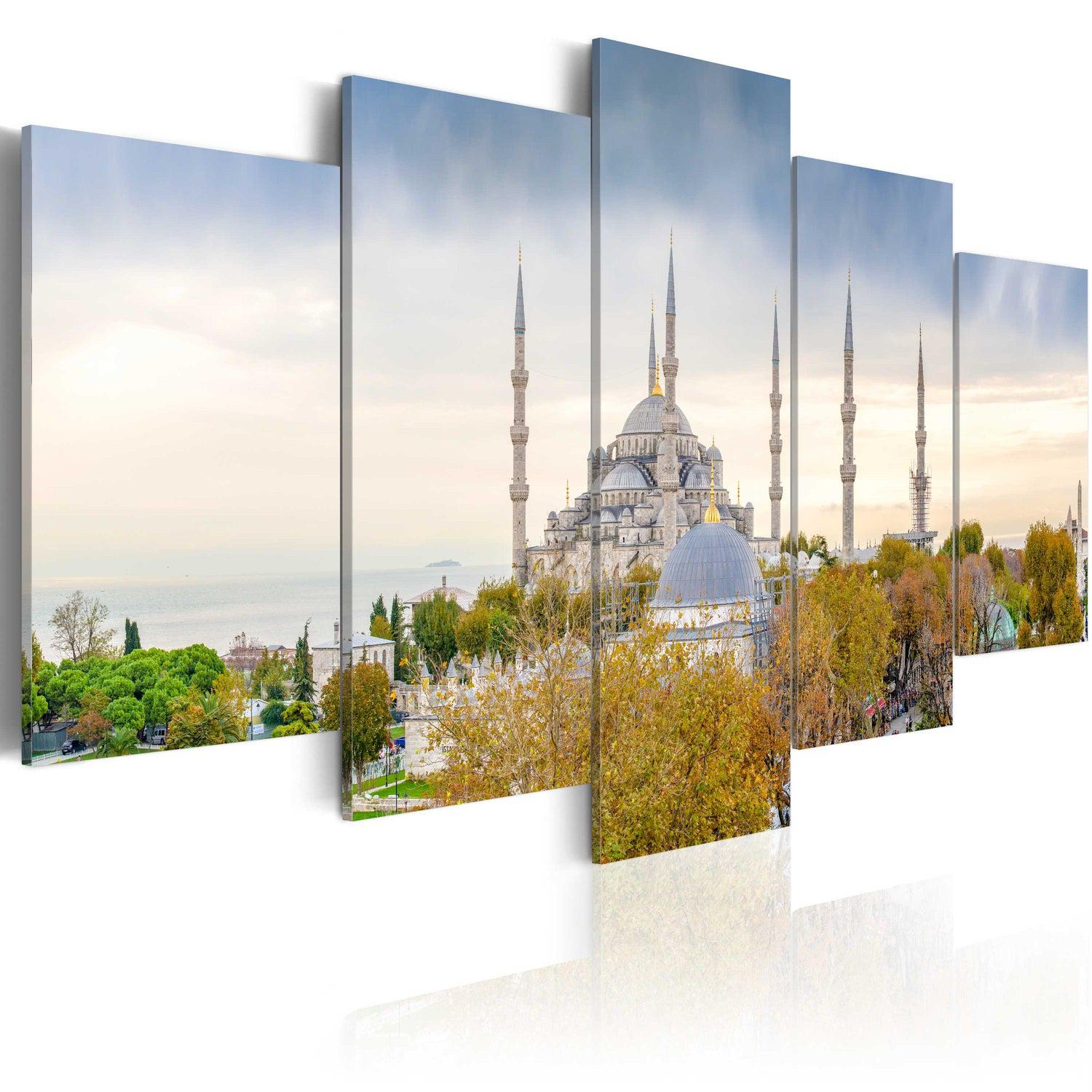Canvas Tavla - Hagia Sophia - Istanbul, Turkey-Tavla Canvas-Artgeist-100x50-peaceofhome.se