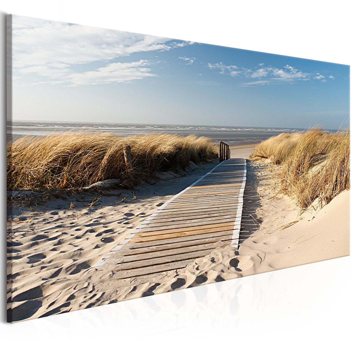 Canvas Tavla - Holiday at the Seaside Wide-Tavla Canvas-Artgeist-100x45-peaceofhome.se