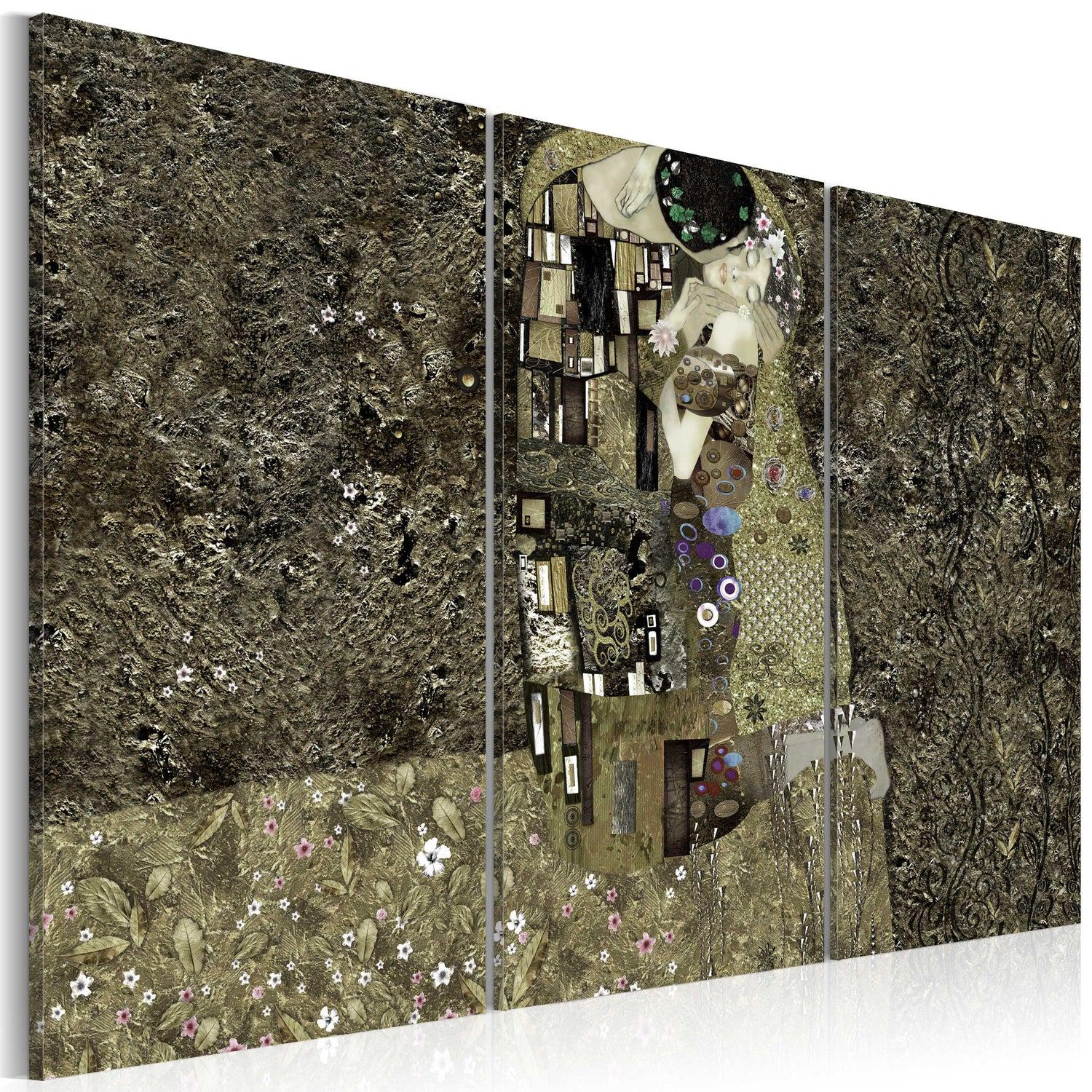 Canvas Tavla - Klimt inspiration - Love-Tavla Canvas-Artgeist-120x80-peaceofhome.se