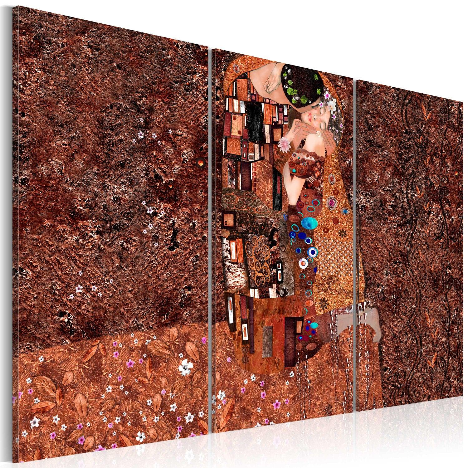 Canvas Tavla - Klimt inspiration - The Color of Love-Tavla Canvas-Artgeist-120x80-peaceofhome.se