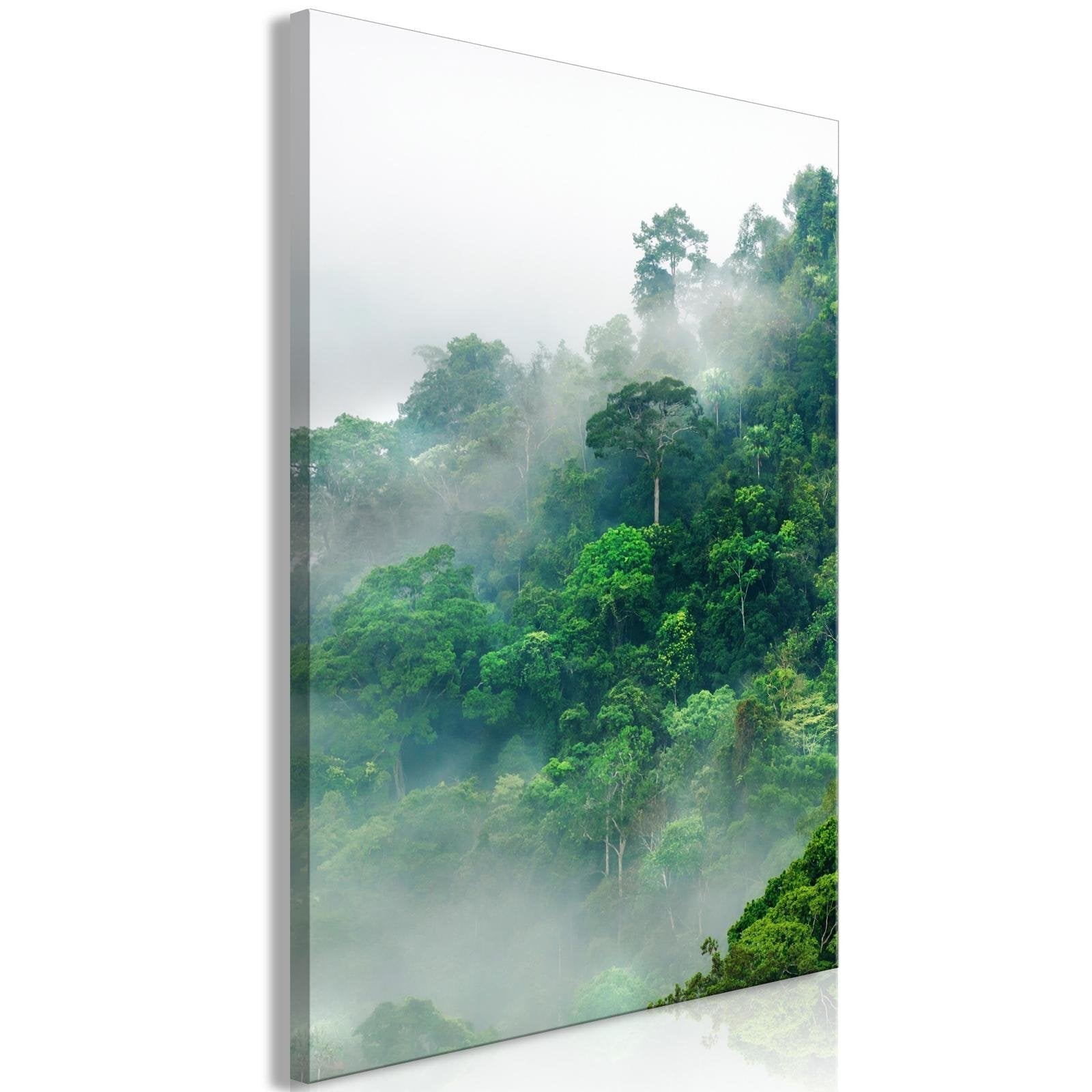 Canvas Tavla - Lush Forest Vertical-Tavla Canvas-Artgeist-40x60-peaceofhome.se
