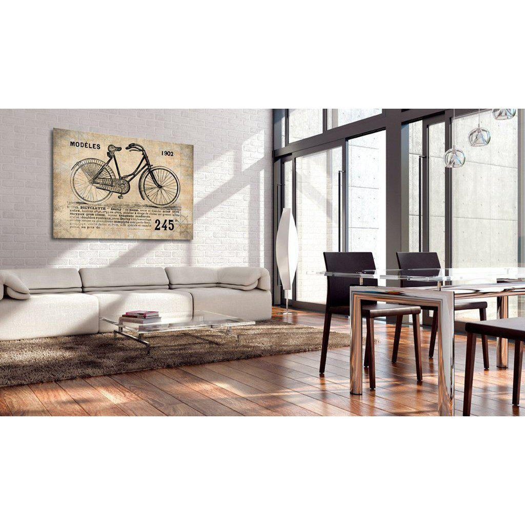 Canvas Tavla - N° 1245 - Bicyclette-Tavla Canvas-Artgeist-peaceofhome.se