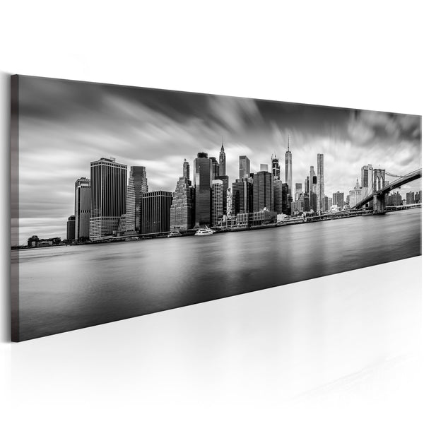 Canvas Tavla - New York: Stylish City-Tavla Canvas-Artgeist-135x45-peaceofhome.se