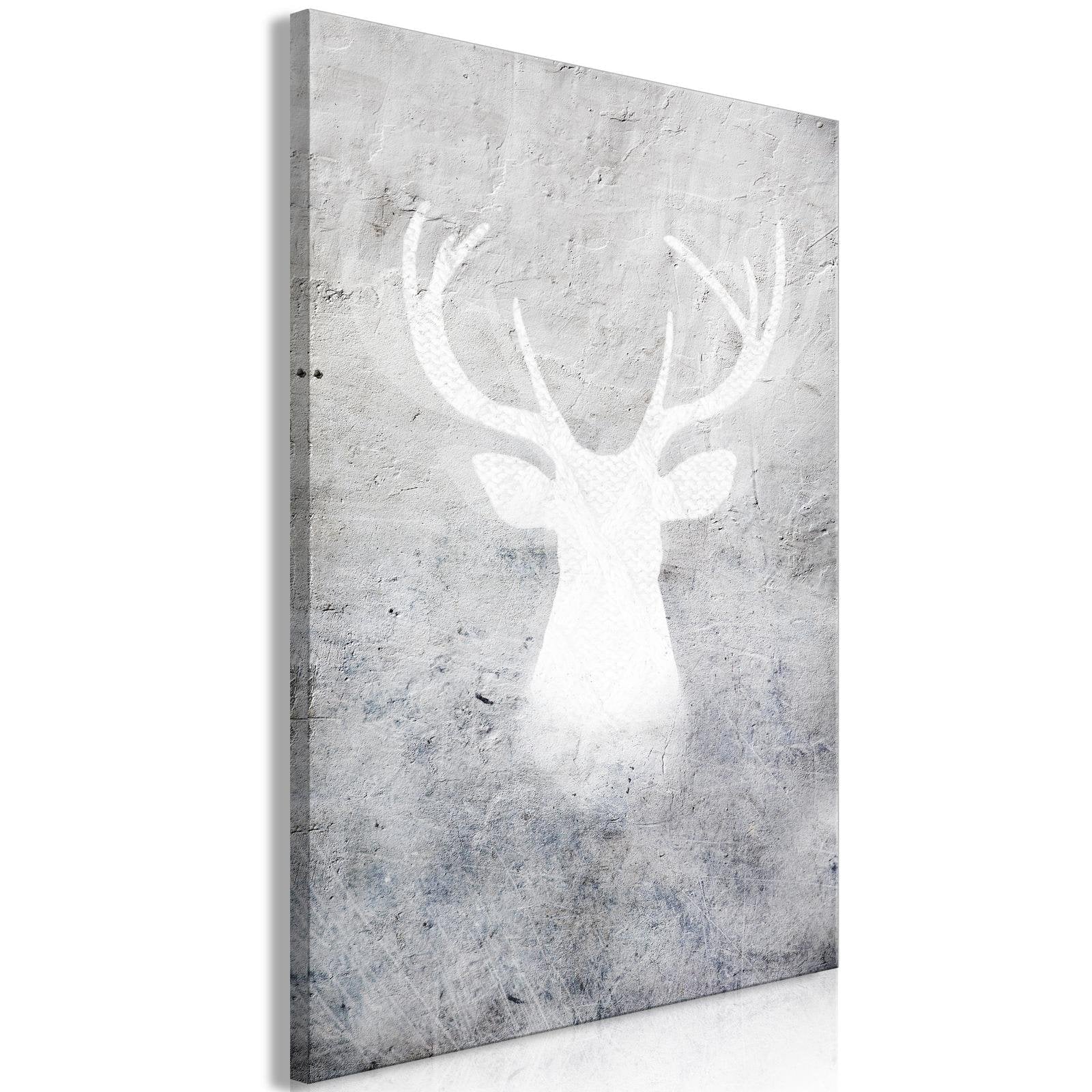Canvas Tavla - Noble Elk Vertical-Tavla Canvas-Artgeist-40x60-peaceofhome.se