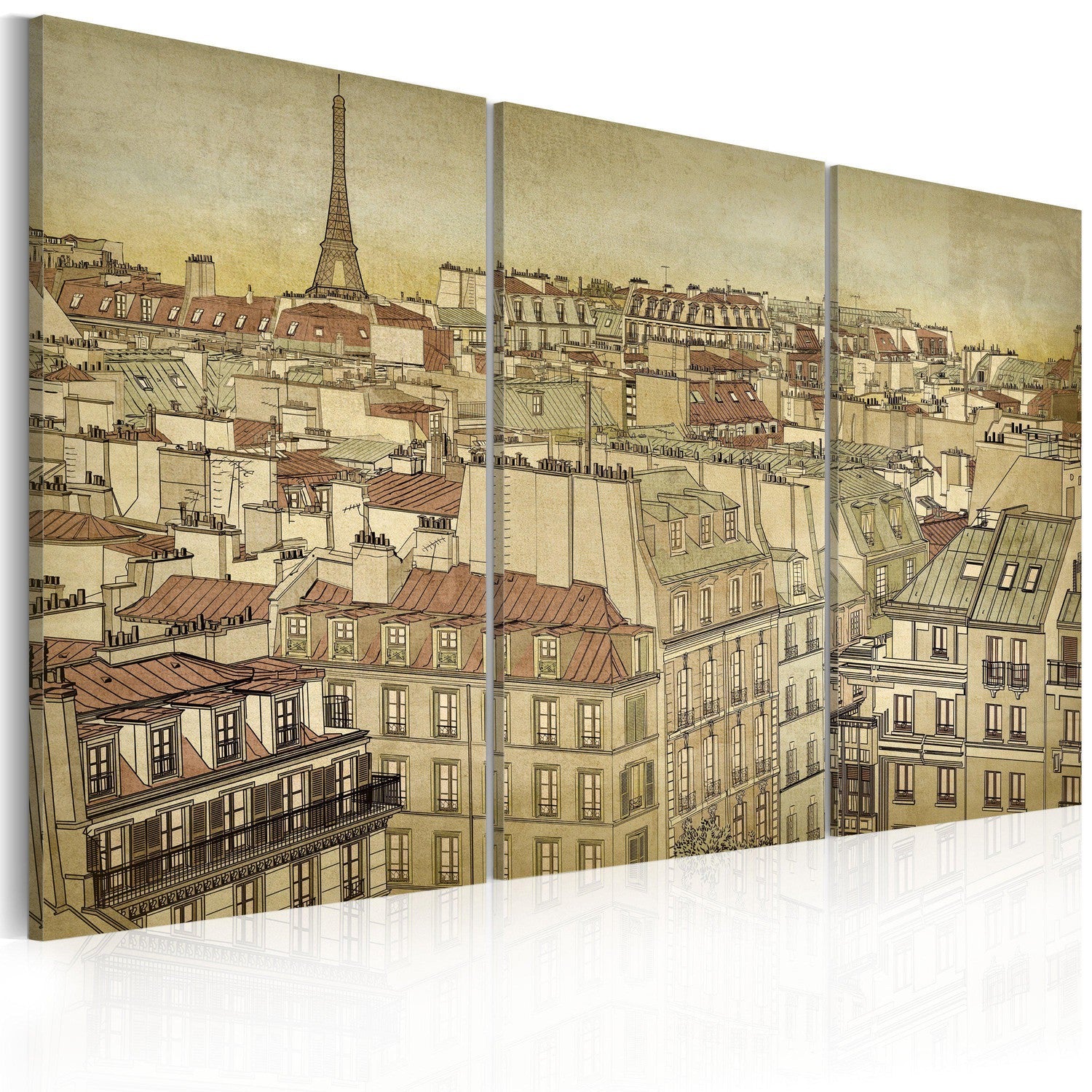 Canvas Tavla - Paris - the city of harmony-Tavla Canvas-Artgeist-60x40-peaceofhome.se