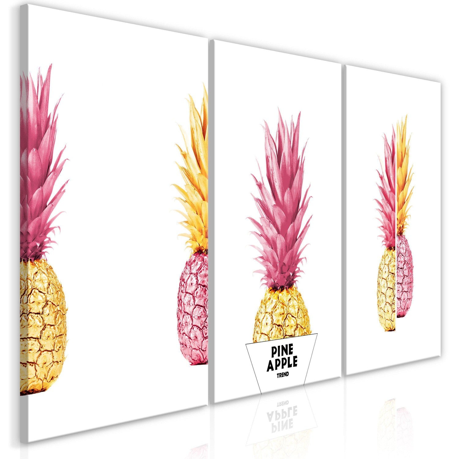 Canvas Tavla - Pineapples (Collection)-Tavla Canvas-Artgeist-60x30-peaceofhome.se