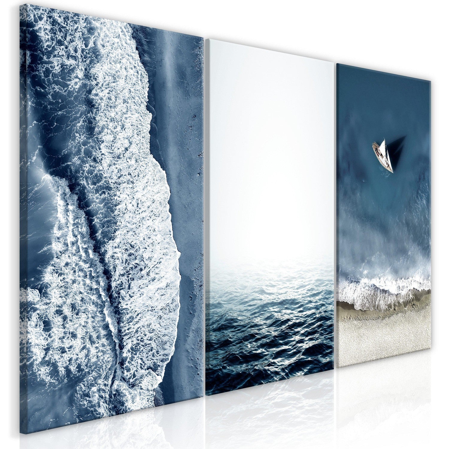 Canvas Tavla - Seascape (Collection)-Tavla Canvas-Artgeist-60x30-peaceofhome.se