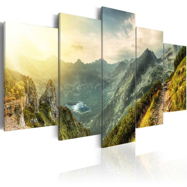Canvas Tavla - Slovak mountain landscape-Tavla Canvas-Artgeist-100x50-peaceofhome.se
