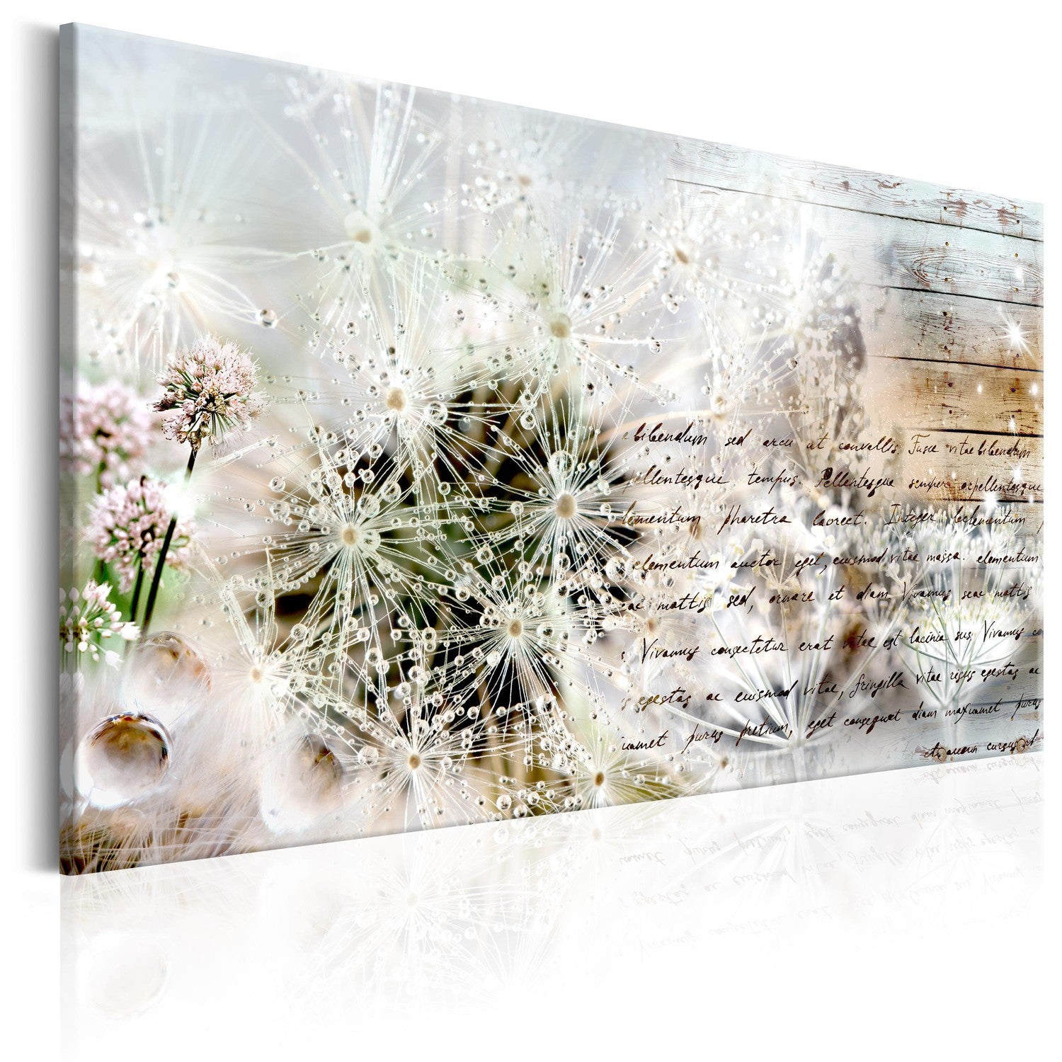 Canvas Tavla - Starry Dandelions-Tavla Canvas-Artgeist-90x60-peaceofhome.se