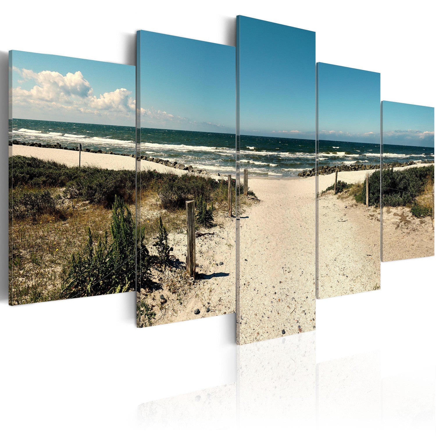 Canvas Tavla - The Beach of Dreams-Tavla Canvas-Artgeist-100x50-peaceofhome.se