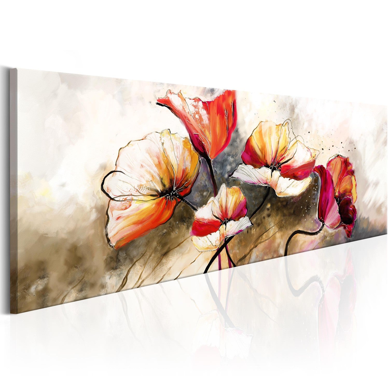Canvas Tavla - The Secret of Gentleness-Tavla Canvas-Artgeist-120x40-peaceofhome.se