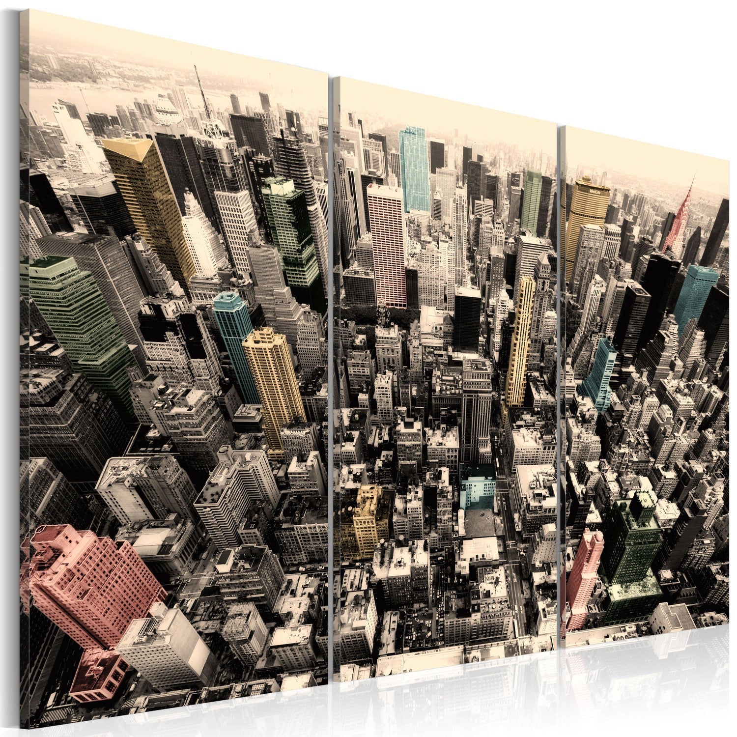 Canvas Tavla - The tallest buildings in New York City-Tavla Canvas-Artgeist-60x40-peaceofhome.se