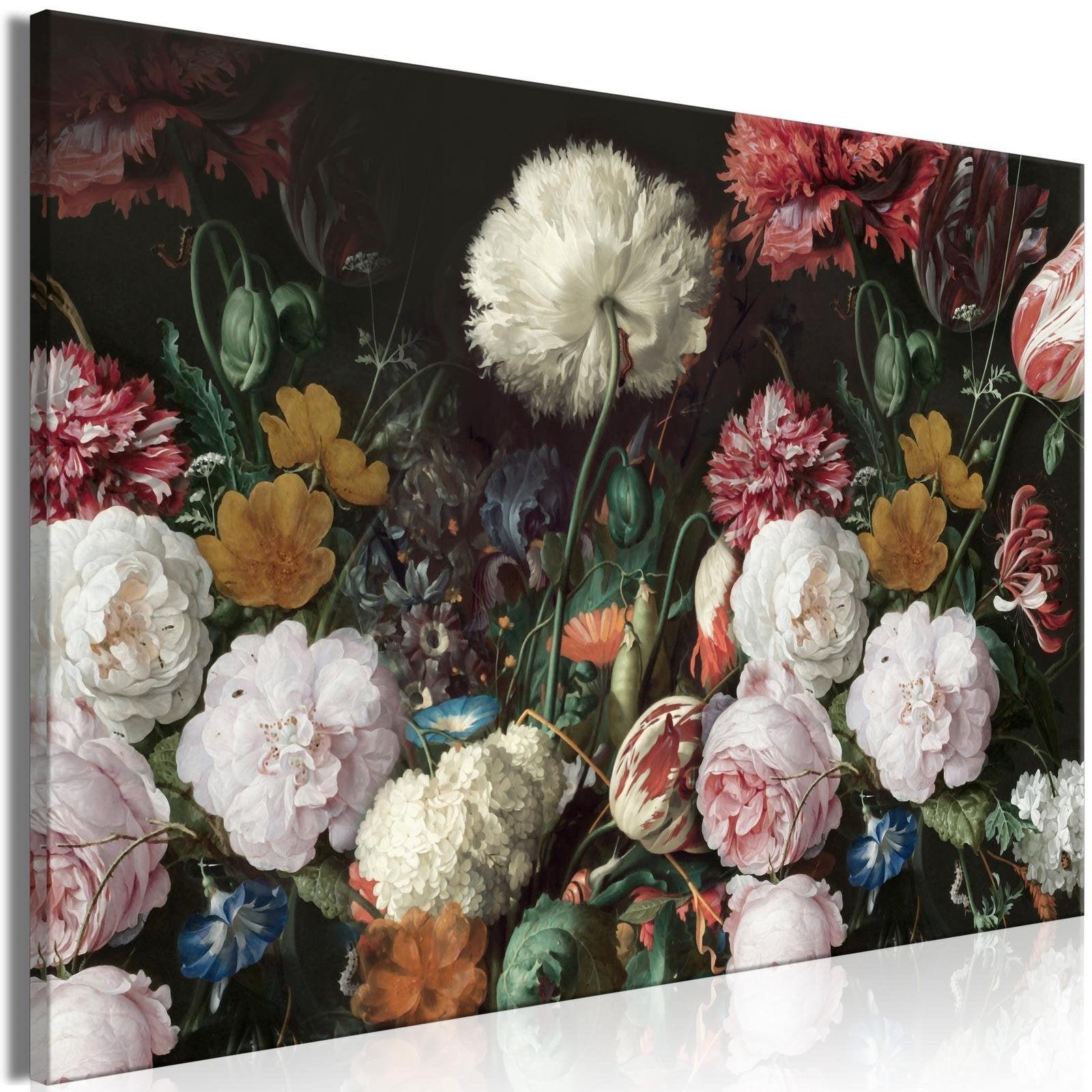 Canvas Tavla - Timeless Bouquet Wide-Tavla Canvas-Artgeist-60x40-peaceofhome.se