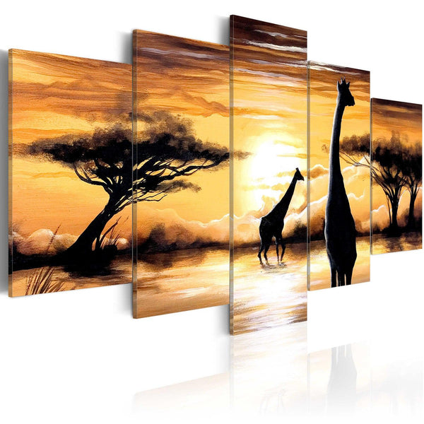 Canvas Tavla - Wild Africa-Tavla Canvas-Artgeist-100x50-peaceofhome.se