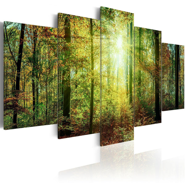 Canvas Tavla - Wild Forest-Tavla Canvas-Artgeist-100x50-peaceofhome.se