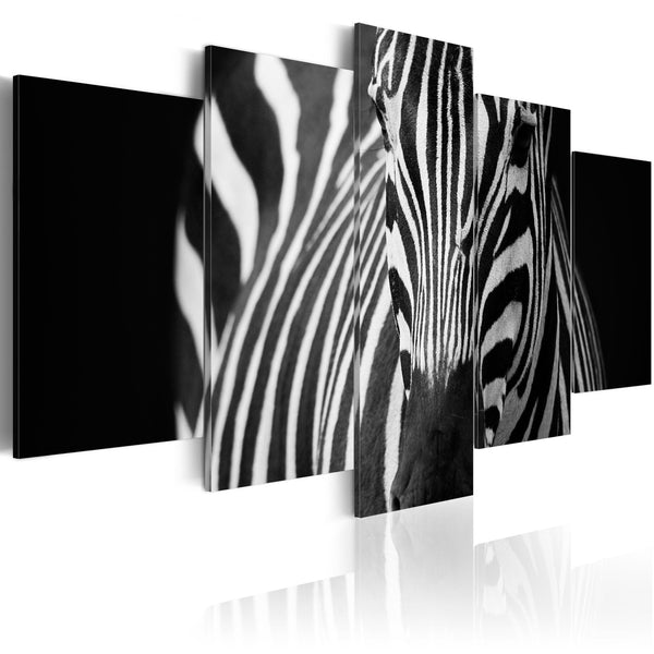 Canvas Tavla - Zebra look-Tavla Canvas-Artgeist-100x50-peaceofhome.se