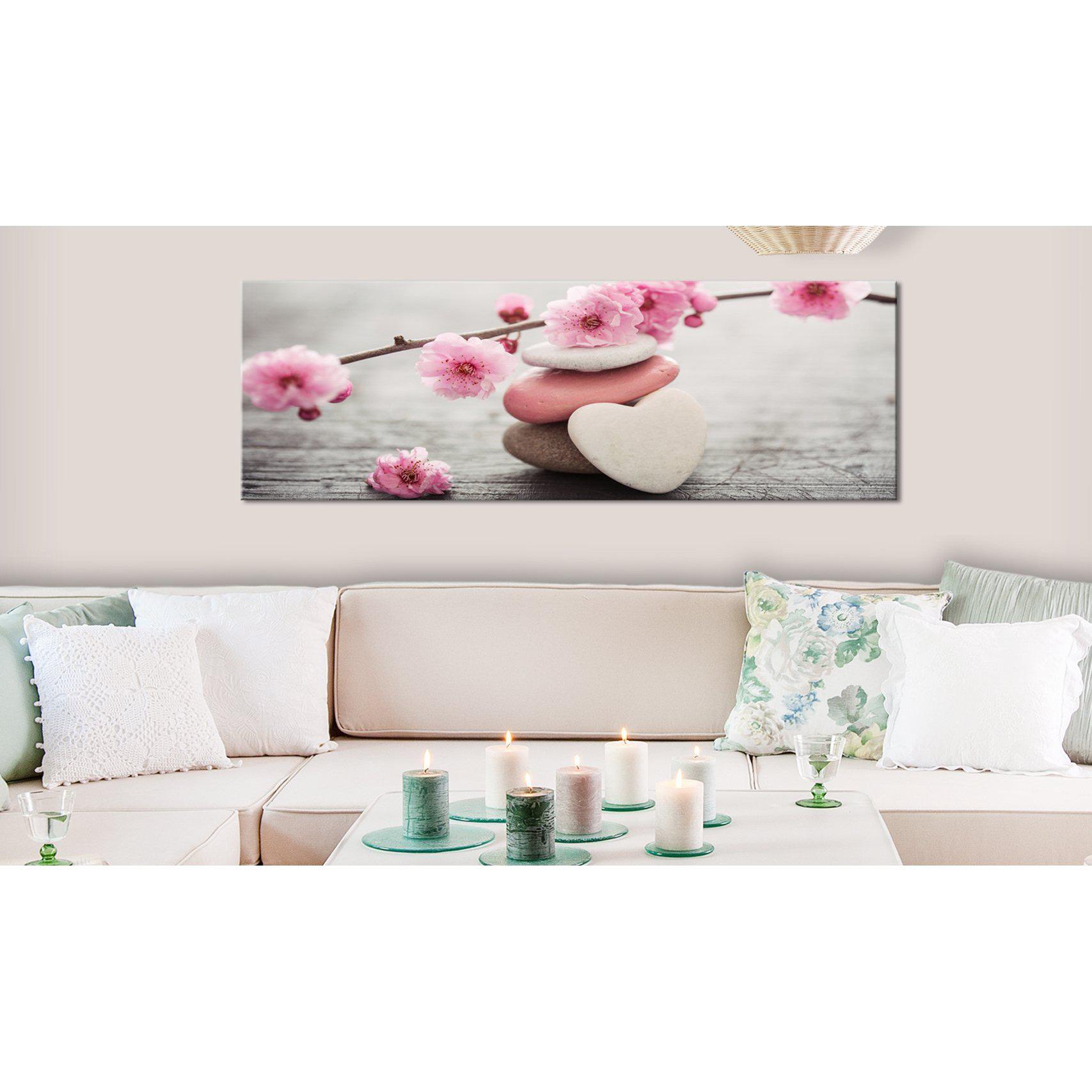 Canvas Tavla - Zen: Cherry Blossoms-Tavla Canvas-Artgeist-peaceofhome.se