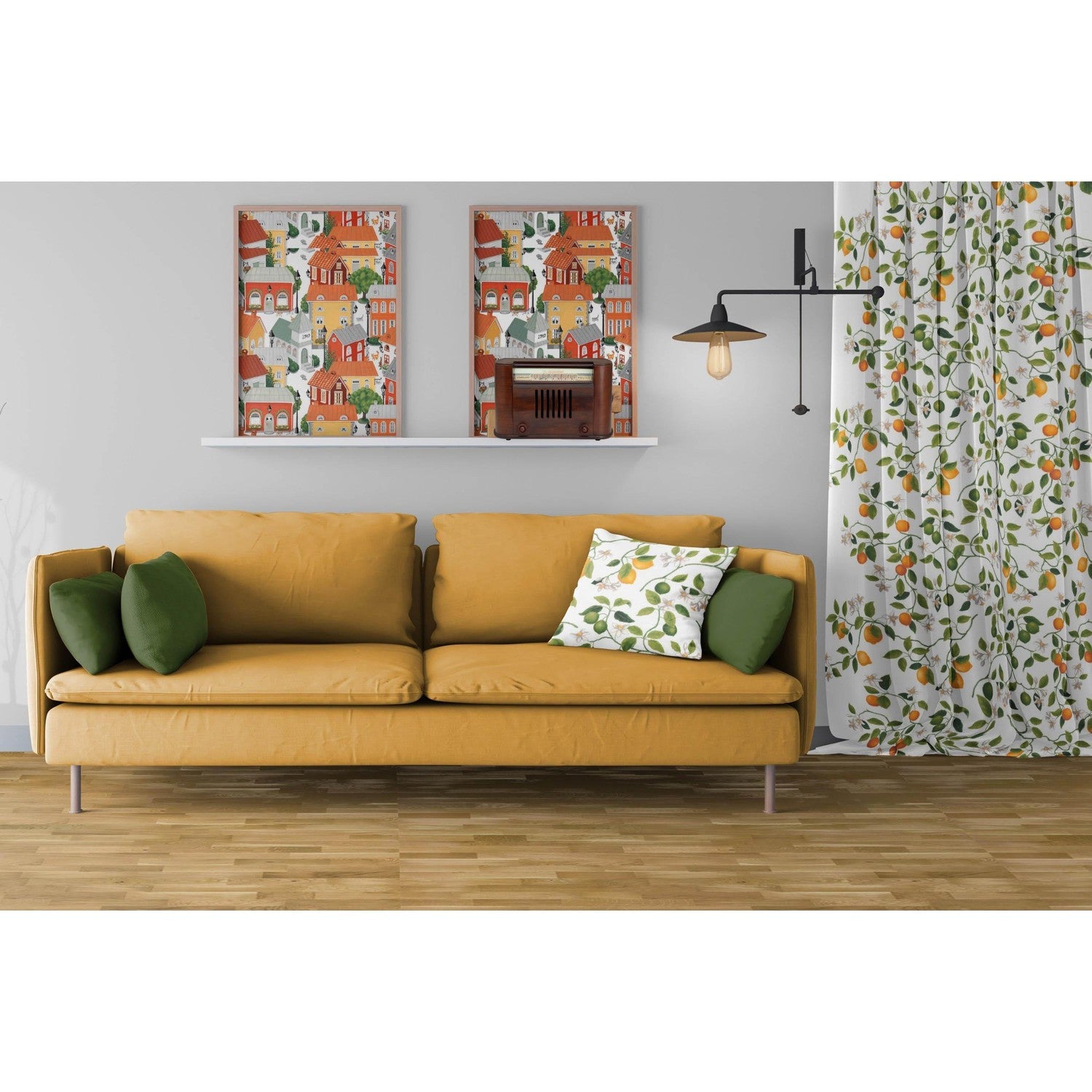 Citrusträdet Multibandslängd (1 St) Gardiner-Gardinlängd-Arvidssons Textil-peaceofhome.se