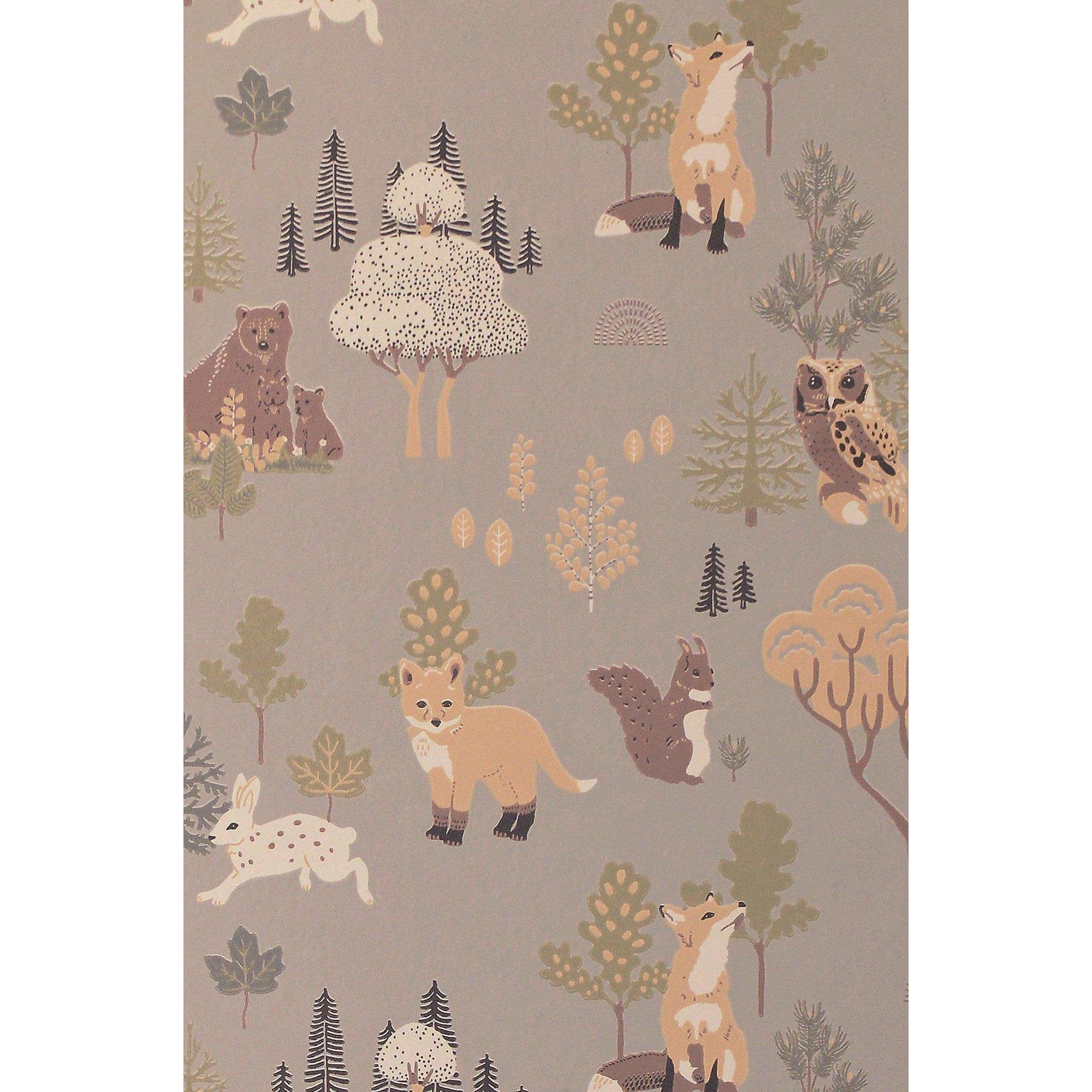 DEEP FOREST MYSTIC GREY Non woven / Easy up-tapet-Tapet-Majvillan-peaceofhome.se