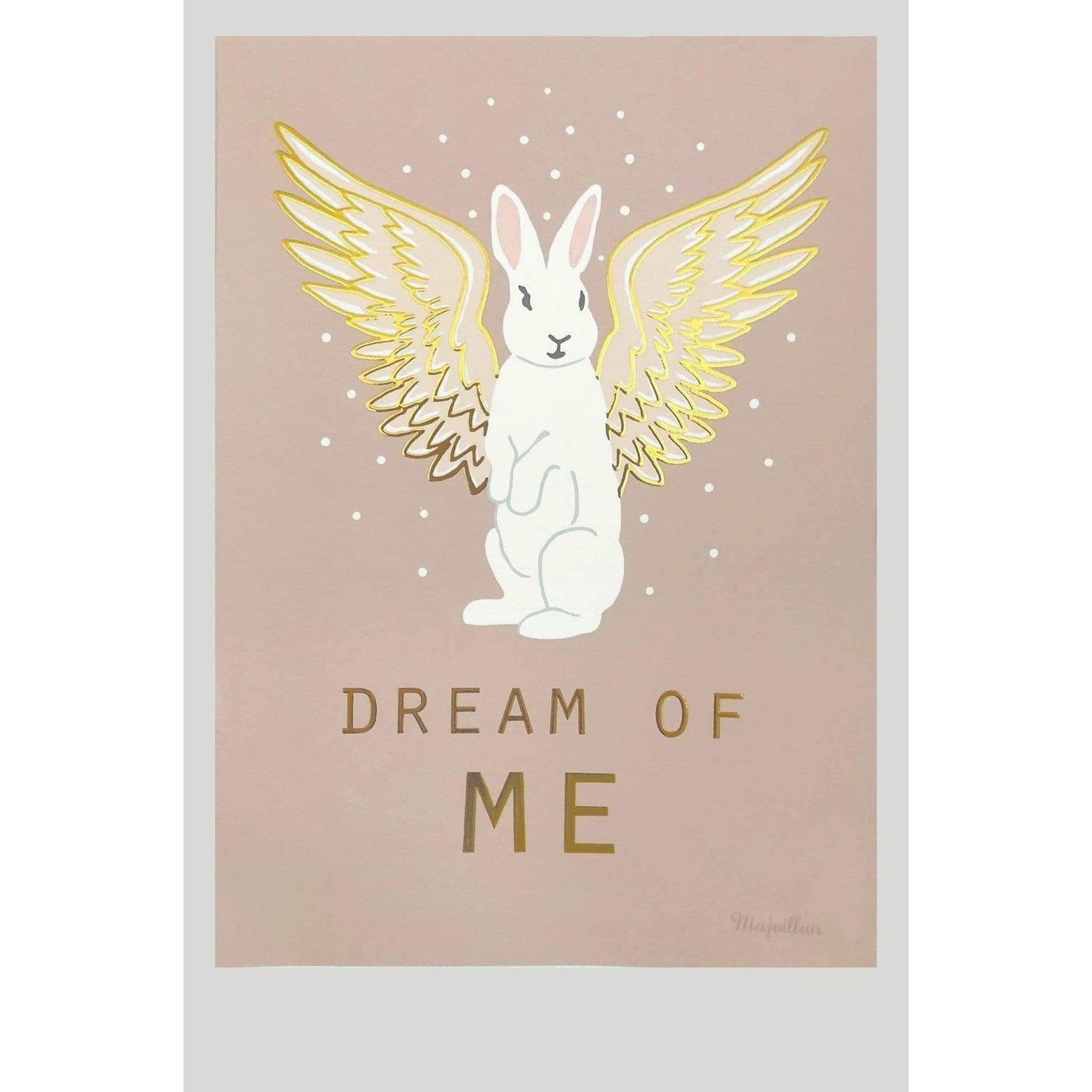 DREAM OF ME GULD Poster A4-Poster-Majvillan-peaceofhome.se
