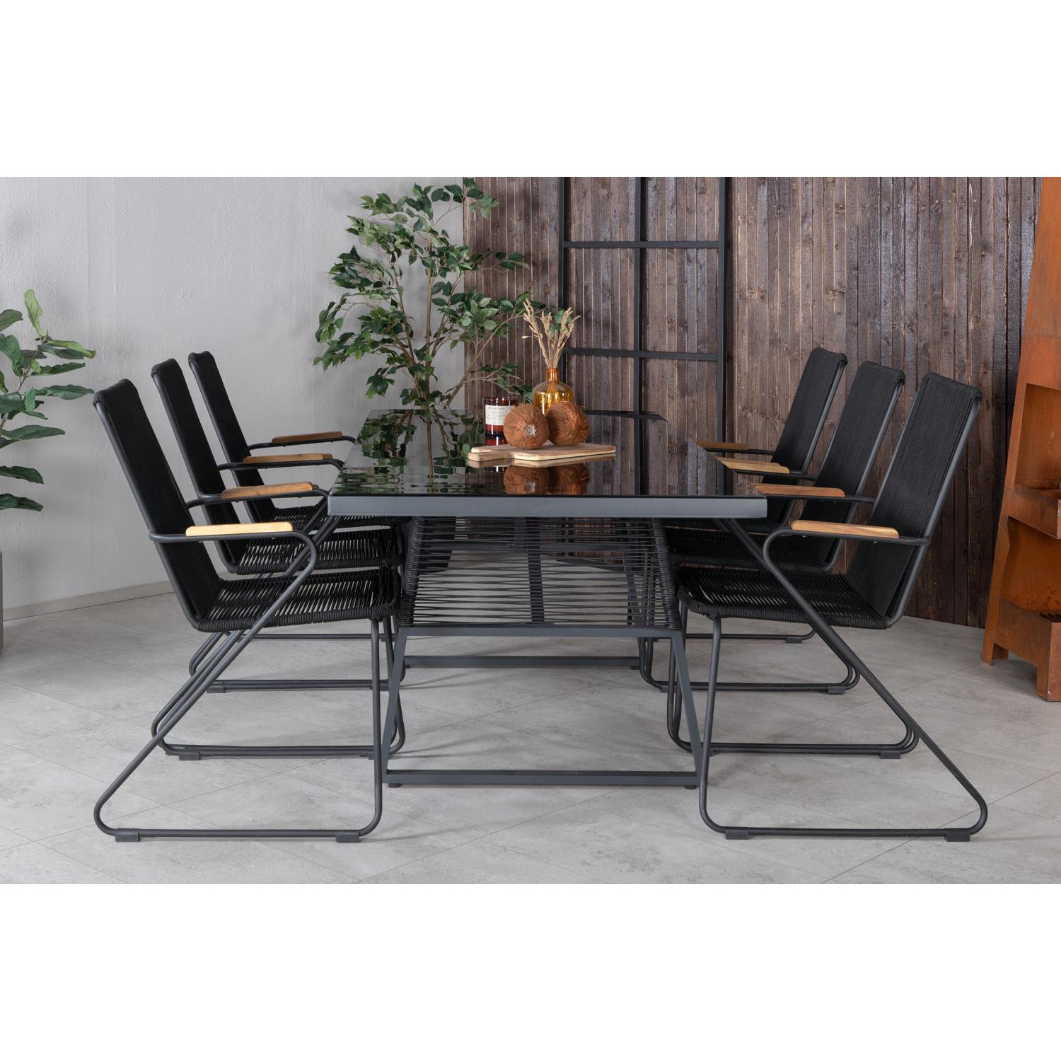 Dallas Rektangulär Matgrupp-Table Set-Venture Home-peaceofhome.se