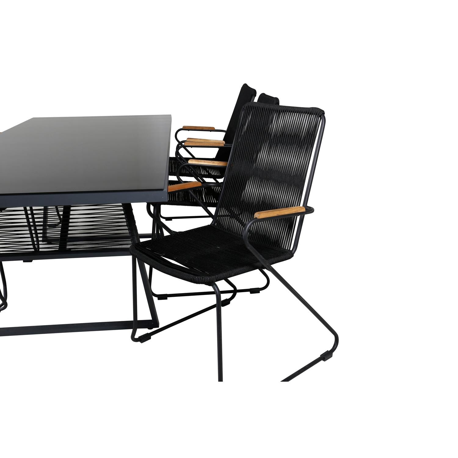 Dallas Rektangulär Matgrupp-Table Set-Venture Home-peaceofhome.se