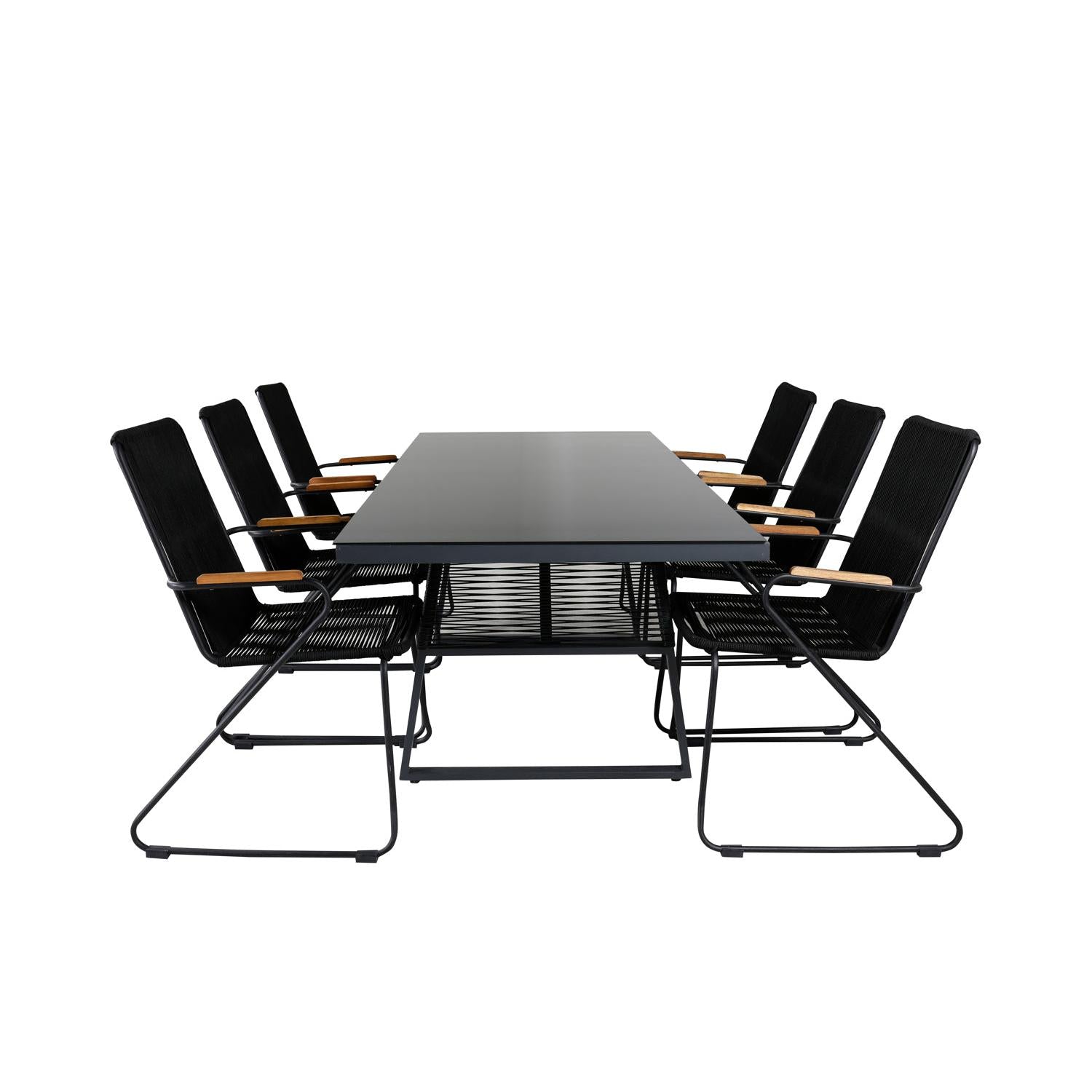 Dallas Rektangulär Matgrupp-Table Set-Venture Home-peaceofhome.se