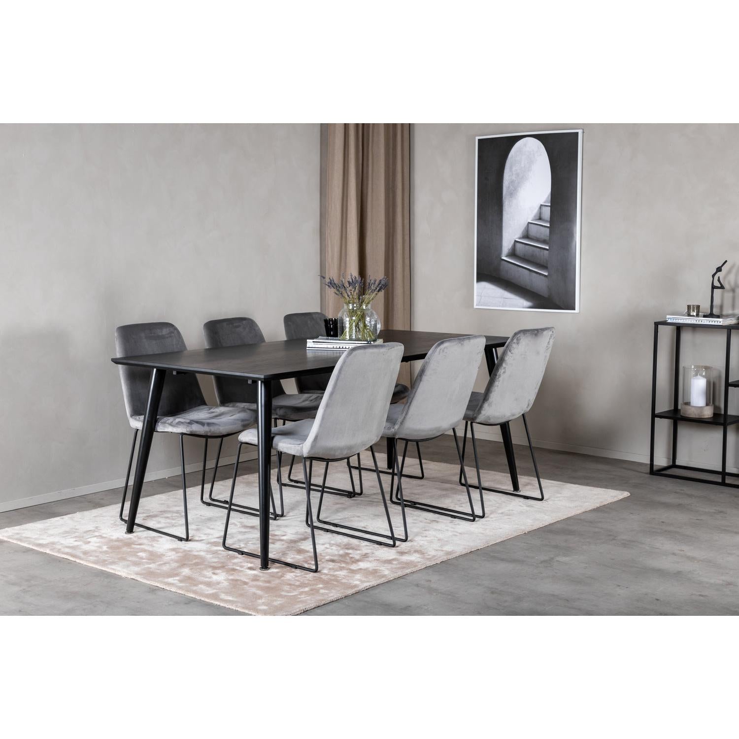 Dipp Rektangulär Matgrupp-GR Dining Set-Venture Home-peaceofhome.se