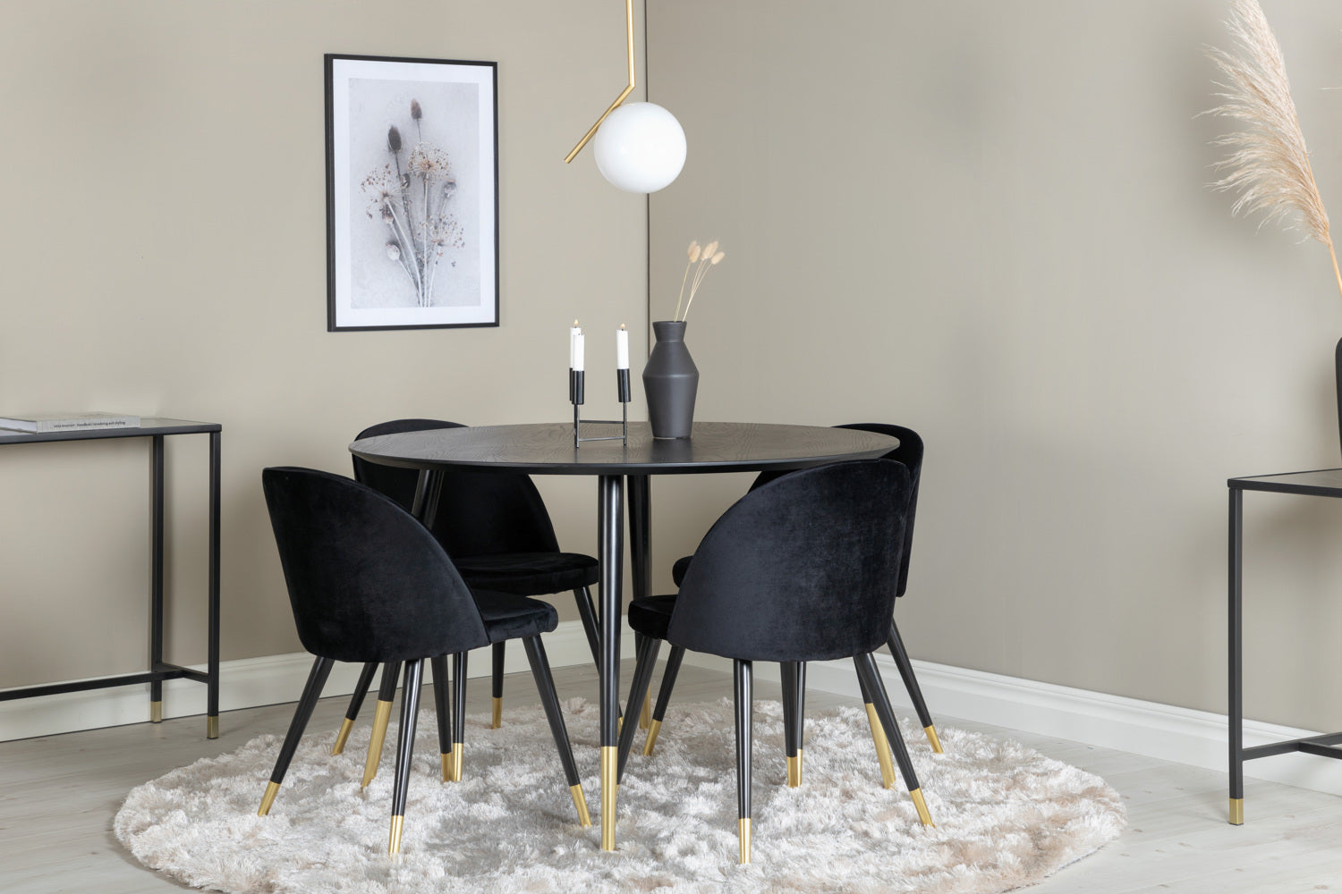 Dipp Rund Matgrupp-GR Dining Set-Venture Home-peaceofhome.se