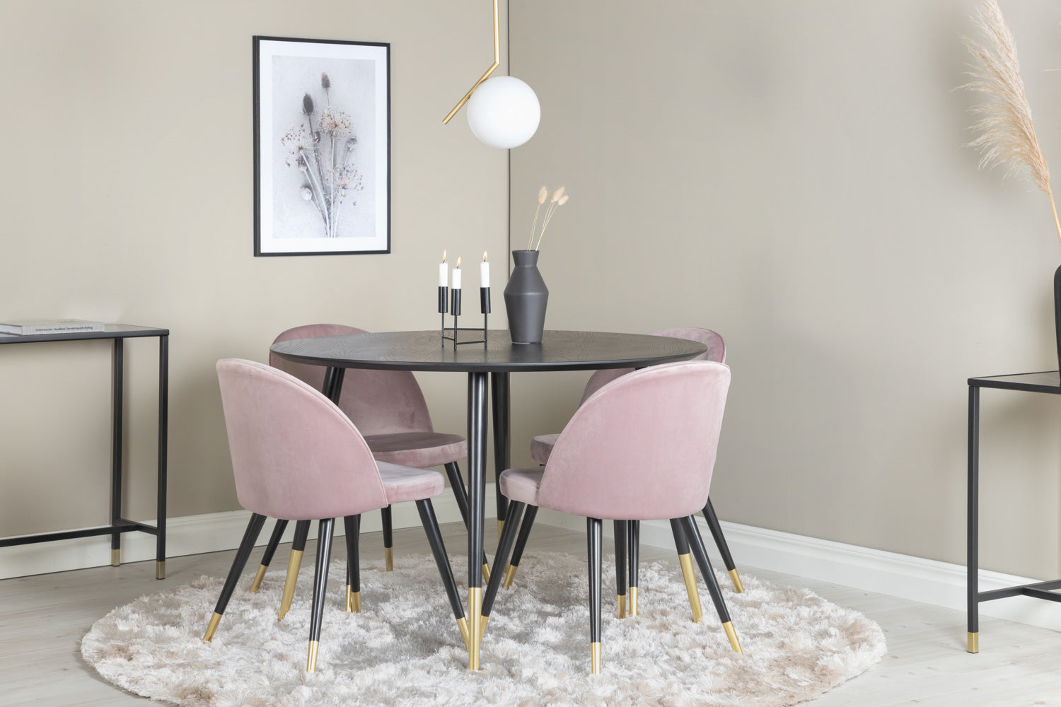 Dipp Rund Matgrupp-GR Dining Set-Venture Home-peaceofhome.se