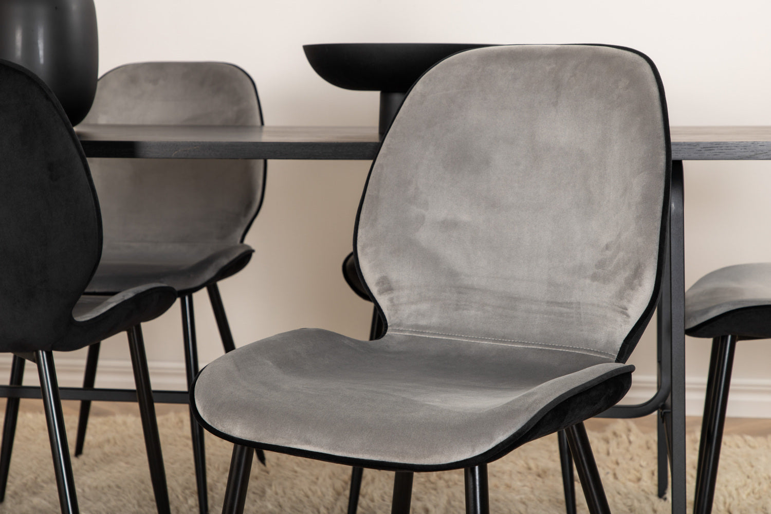 EMMA UNO Matbord 200x90 + 6 stolar-Venture Home-peaceofhome.se