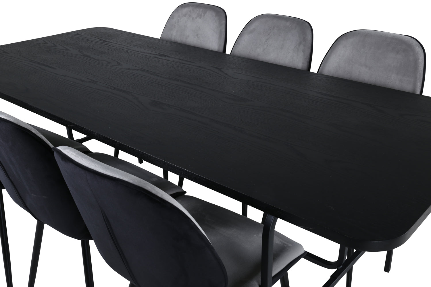 EMMA UNO Matbord 200x90 + 6 stolar-Venture Home-peaceofhome.se