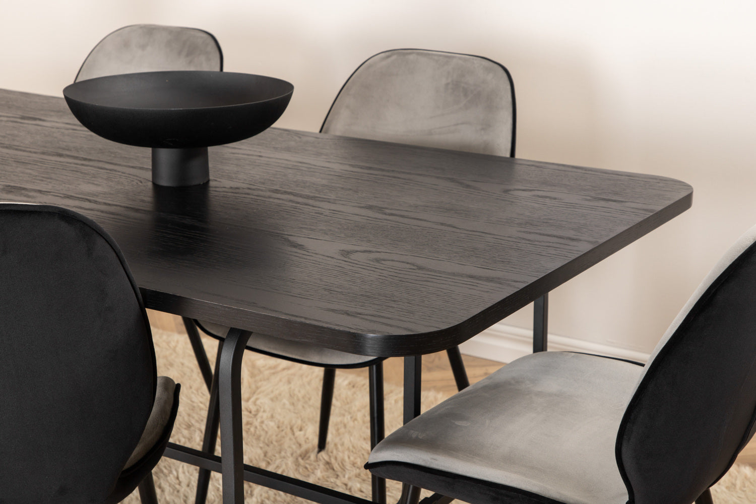 EMMA UNO Matbord 200x90 + 6 stolar-Venture Home-peaceofhome.se