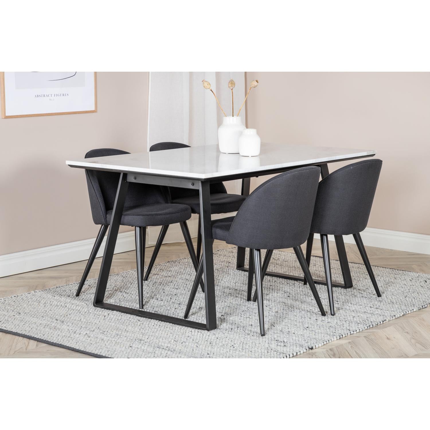 Estelle Rektangulär Matgrupp-GR Dining Set-Venture Home-peaceofhome.se